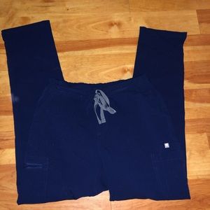 FIGS Women’s Navy Yola Skinny Scrub Pants size Small Regular